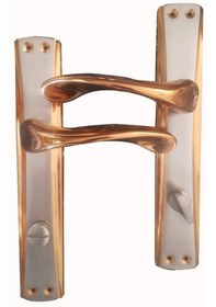 Resim Kapı Kolu Mercan Aynalı Albrifin Saten Wc 