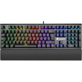 Resim Gamebooster G908 Bolt Rainbow Aydınlatmalı Red Switch Mekanik Bileklikli Oyun Klavyesi 