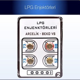 Resim Lpg Ocak Memesi̇ 5 Li Paket Enjektör Arçelik Beko Uyumlu Lpg Tüp - 224118355 