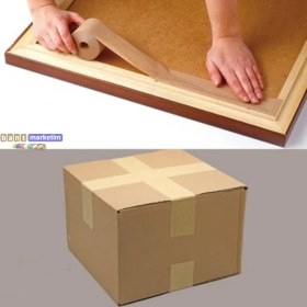 Resim Silikonlu Kraft Koli Bandı 45 mm x 40 mt 