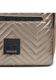 Resim Smart Bags Parlak Kumaş Küçük Boy Askılı Kadın Sırt Çantası 3250 Taba 