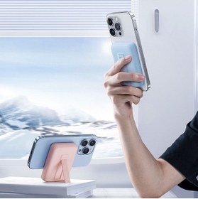 Resim Benks Magsafe Powerbank Benks MP09 Magnetik Standlı İnce Tasarımlı Powerbank 6000mAh 5W 