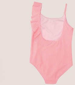 Resim Deep Beach Coral Beyaz Çok Renkli Fırfırlı Kız Çocuk Mayo Db200791cm 001 