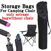 Resim Taşınabilir Katlanabilir Kamp Sandalyesi Taşıma Çantası - Dış Mekan Tripod Rekliner Aksesuarları için Çok Cepli Dayanıklı Oxford Kumaş Depolama Organizatörü (Siyah), Kamp Aksesuarları, Sağlam Yapı, Kompakt Tasarım, Ağır Hizmet Kumaş, Festival Seyahatçileri 