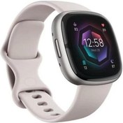 Resim Fitbit Sense 2 Gelişmiş Sağlık ve Fitness Akıllı Saati Lunar White/Platinum 