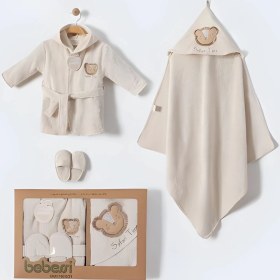 Resim Empressco Afrababy Erkek Bebek 0-12 Ay Safari Kutulu Bornoz Seti - Fiyatı, Yorumları 