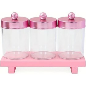 Resim Fochsia 5 Renk Seçenekli Doğal Ahşap Banyo Tepsisi - Nem Geçirmez Çok Amaçlı Saklama Rafı 