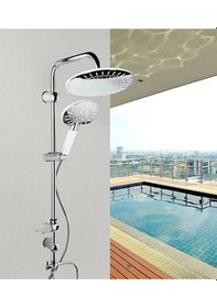 Resim Ufo Europe Lüks Robot Yağmurlama Tepe Duş Seti Çok renkli 