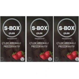 Resim S-Box Çilek 36lı Prezervatif 