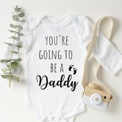 Resim Limon Unisex Bebek Beyaz You Are Gonna Be Daddy Uzun Kol Çıtçıtlı Body 