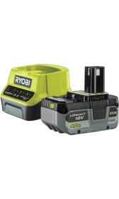 Resim Ryobi RC18120-140X 18V 4.0AH Akü + Şarj Cihazı Set (5133005091) 