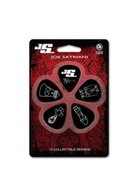 Resim Planetwaves 1cbk2-10js Pena Joe Satrıanı 10 Adet Thın Siyah Ab Pena 