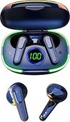 Resim Favors Bluetooth Kulaklık Kulakiçi Pro 80 Yeni Nesil V5.1 Mikrofonlu Kablosuz Işıklı Bluetooth Kulaklık 