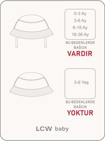 Resim LC Waikiki Hayvan Figürlü Erkek Bebek Bucket Şapka 