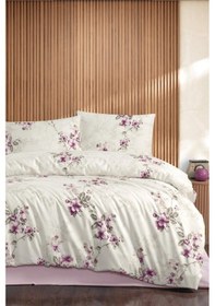 Resim Eva 6 Parça Comforter Çeyiz Seti Mürdüm Mürdüm 