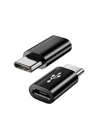 Resim Siyah Mikro Usb Type-c Usb Dönüştürücü-4865 