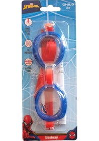 Resim 3-6 Yaş Spiderman Yüzücü Gözlüğü Vakumlu Uv Korumalı Darbeye Dayanıklı Deniz Gözlüğü Spiderman Çok Renkli 