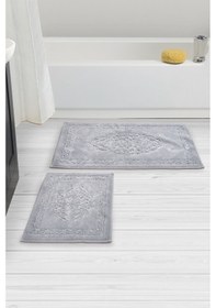 Resim Damaks Cotton Eco 2 Li Paspas Gri %100 Pamuk 60 x 100 / 50 x 60 CM Gri 