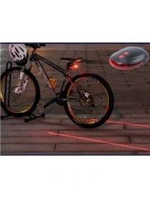 Resim Ozcmax Lazer Güvenlik Şeritli Bisiklet Stop Lambası 