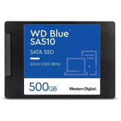 Resim WD Blue S500G3B0A 2.5 İnç 500 GB Sata 510 MB\u002Fs 560 MB\u002Fs SSD 