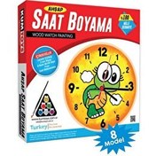 Resim Redka Ahşap Saat Boyama 