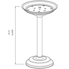 Resim Safell İç ve Dış Mekan Kullanımına Uygun Paslanmaz Çelik Küllük 