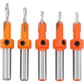 Resim Chihiro586 - 9278 Adet Ahşap Delik Matkap Ucu, 8 mm Shank Havşa Matkap Ucu Yönlendirici Ucu, Ahşap Çalışma Sayacı Lavabo Matkap Ucu Seti Vida Kesici (Yurt Dışından) 