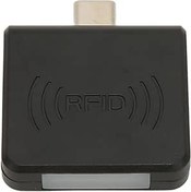 Resim RFID Telefon Kartı Okuyucu, Cep Telefonu için 125Khz Kart Okuyucu Tak ve Çalıştır (Siyah) 