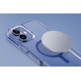 Resim Apple Uyumlu iPhone 16 Kılıf Combat Serisi Üç Katmanlı Magsafe Özellikli Magclick Koruyucu Kılıf Clear 