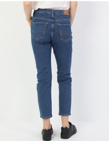 Resim Colin's 891 Maya Orta Bel Daralan Paça Slim Fit Mavi Kadın Jean Pantolon CL1049739_Q1.V1_DN04430 Mavi 