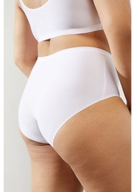 Resim Polfa Model Külot Dikişsiz Iz Yapmayan Lazer Kesim Külot Spor Korse Dikişsiz Slip Külot Beyaz Renk Beyaz 
