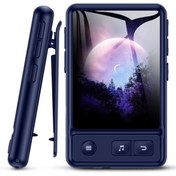Resim AGPTEK MP3 Çalar Bluetooth 5.3 Dokunmatik Ekran 32 GB, Spor, Dahili Hoparlör, FM Radyo, Adım Sayacı, Mavi 
