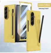 Resim Honeybeeshop Samsung Galaxy Uyumlu Z Fold 6 İçin Yüksek Çözünürlüklü Ekran Koruyucusu Kalem Yuvası Düşmeye Dayanıklı Kablosuz Şarj 