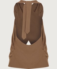 Resim Donna Bluz - 38 / Kahverengi 