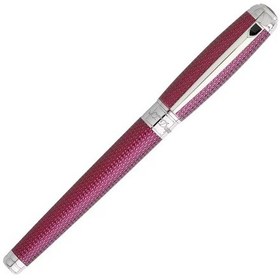 Resim S.t. Dupont Line D Diamond Guilloche Amethst Lacquer Dolma Kalem Pembe 