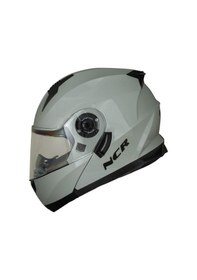 Resim Ncr Çene Açılır Kask Açık Gri 