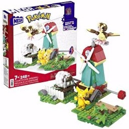 Resim Mega Bloks Pokemon Yel Değirmeni Kasabası Seti HKT21 