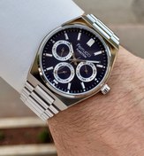 Resim Ferrucci Kadranı Lacivert Kordonu Silver Renk 24 Ay Garantili Fonksiyonları Aktif Erkek Kol Saati 