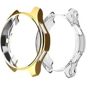 Resim 42mm Şeffaf Ve Altın Renkli Sağlam 2'li Tampon Kapağı 5448 