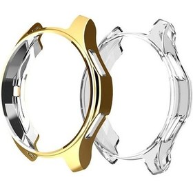 Resim 42mm Şeffaf Ve Altın Renkli Sağlam 2'li Tampon Kapağı 5448 