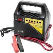 Resim Pogod 6 Volt 12 Volt 6 Amper Ledli Göstergeli Akü Şarj Cihazı Taş 