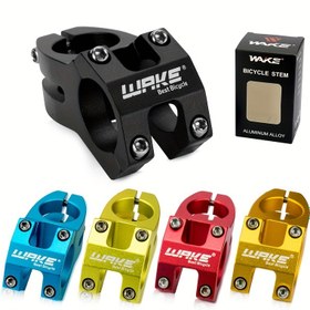 Resim WAKE Alüminyum Alaşımlı MTB Bisiklet Gidon Gövdesi - 31.8mm, Siyah, Hafif & Dayanıklı, Geliştirilmiş Kontrol için Bisiklet Aksesuarı, Wake Best Bogps Markalama Dahil 