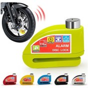 Resim Conventions1 Motosiklet Bisiklet Kilidi Alarm Güvenlik Koruma Floresan Yeşil 