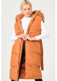 Resim Dewberry Bayan Yelek Z6744 Taba 