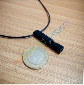 Resim Mini Askılıklı Düdük, Boyna Asılabilir Acil Durum Düdüğü Çok Renkli 