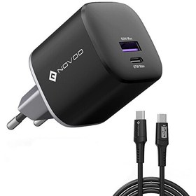 Resim Novoo RG67 SuperVooc 67W Gan USB Type-C PD Hızlı Şarj Cihazı ve Şarj Kablosu Novoo