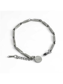 Resim Fenerbahçe Çizgili Çelik Bileklik - Metalik / Standart 