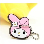 Resim Mınıso 46 Modelli Toptan Anime Anahtarlık Kapağı - Minnie Karikatür Taşınabilir Anahtarlık Tutucu Bej Gri 