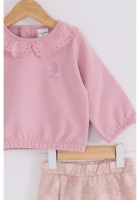 Resim U.S. Polo Assn. U.s. Polo Assn Kız Bebek Pembe Takım Usb2173-c-v1 Pembe 