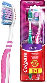 Resim Colgate ZigZag Diş Arası Temizliği 2'li Orta Diş Fırçası 